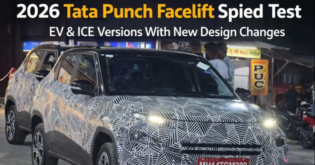 2026 Tata Punch Spotted Testing: Facelift and EV Updates Due