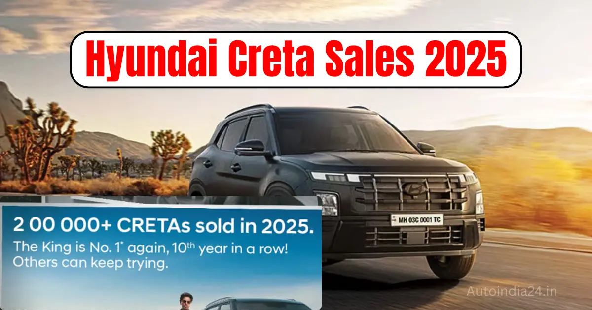 Hyundai Creta Sales 2025: SUV Crosses 2 Lakh Units, Sets New Annual Record