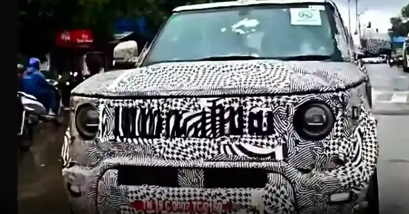 Mahindra Vision S Spotted Testing in India, Set to Rival Tata Sierra