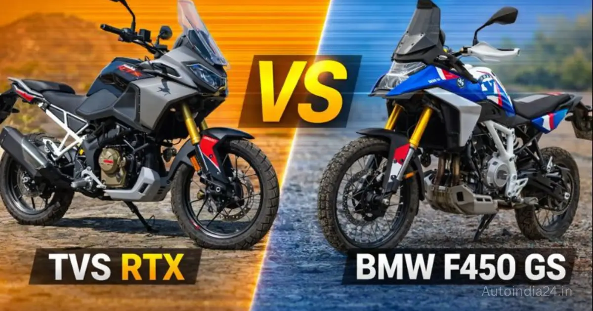 TVS RTX vs BMW F450 GS: Key Differences, Engine, Features & Price Expectations